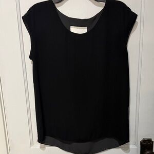 Reversible blouse Women's wear grey or black.